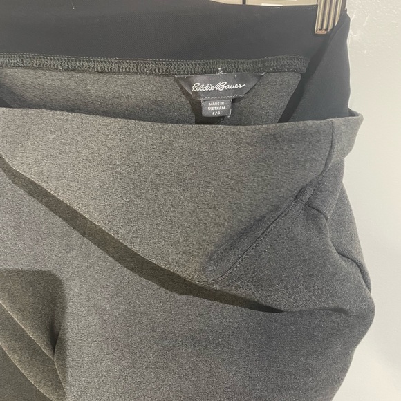 Eddie Bauer Grey stretch ponte pant. Like new. Size L - Picture 3 of 4